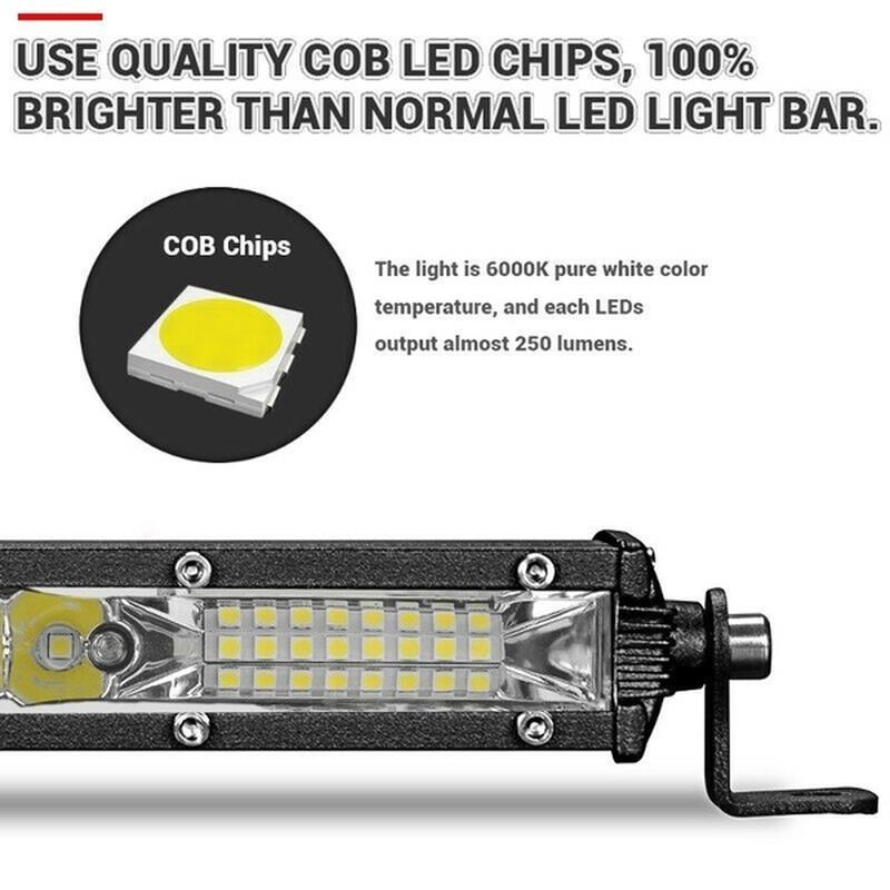 Faruri cu LED 24V pentru camion Faruri cu bandă LED Reflector pentru mașină Lumină cu LED Super Bright 12v Off-road Lumină modificată