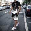Men's Two-piece Sportswear Short Sleeved T-shirt and Shorts Set Running and Fitness Sportswear 2025 Summer Fashion New Item