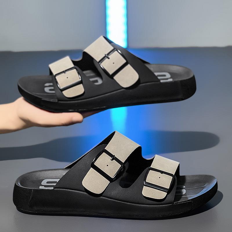 Già Y Sandals Nam Men's Sandals British Casual Breathable Beach Shoes