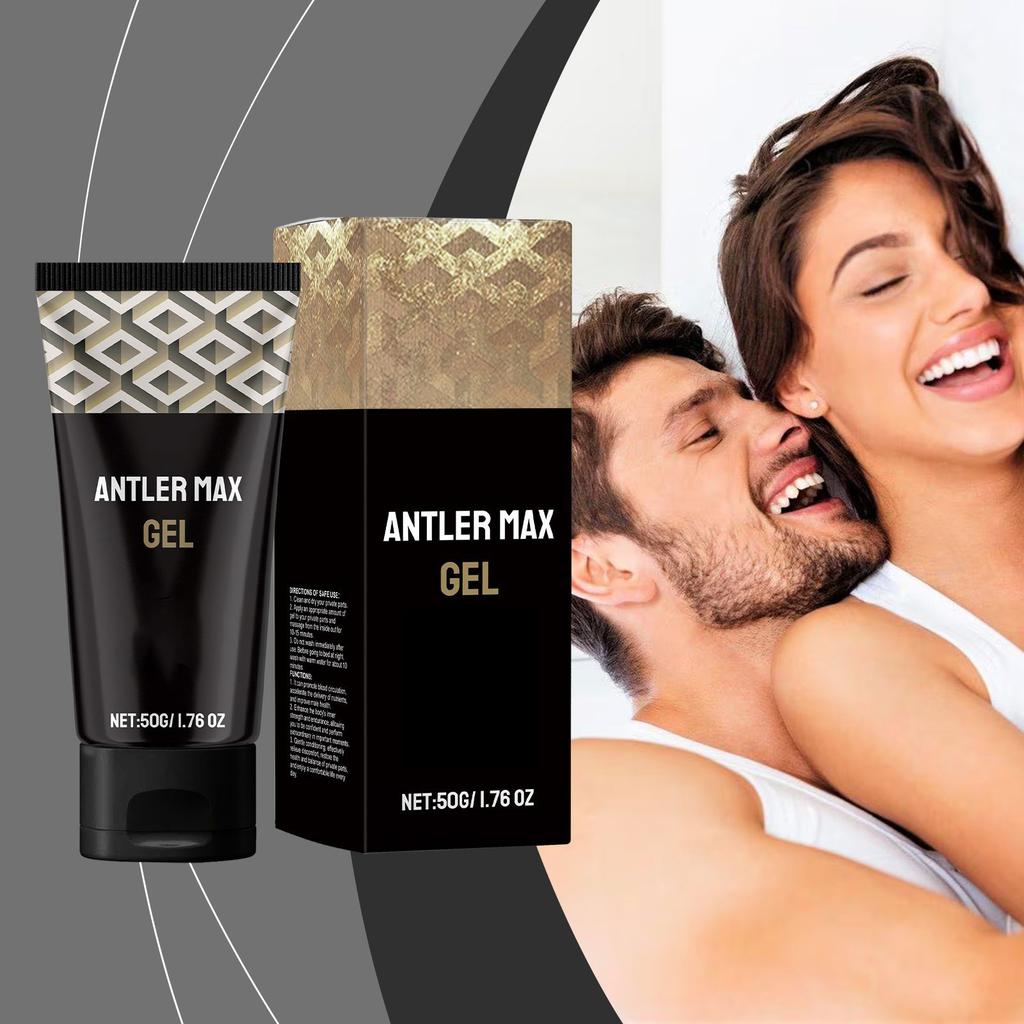Men's Massage Herbal Care Gel Golden Titan Massage Gel,ANTLER MAX GEL Stimulate The Vitality Of Private Parts And Enhance Men's Charm.1pc,50g