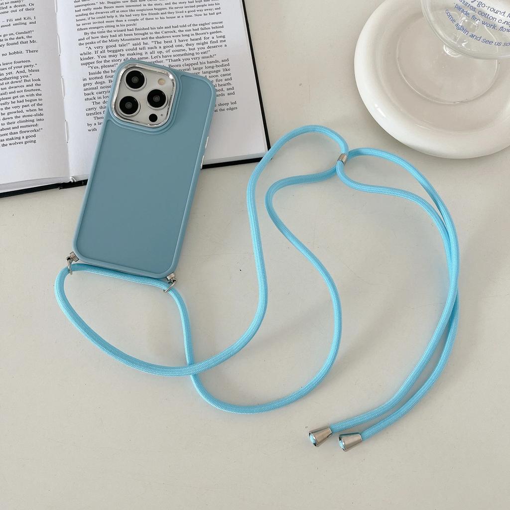 Luxury Crossbody Necklace Lanyard Phone Case For iPhone 15 14 13 12 11 Pro Max X XS XR 7 8 Plus SE   Strap Cord Cover