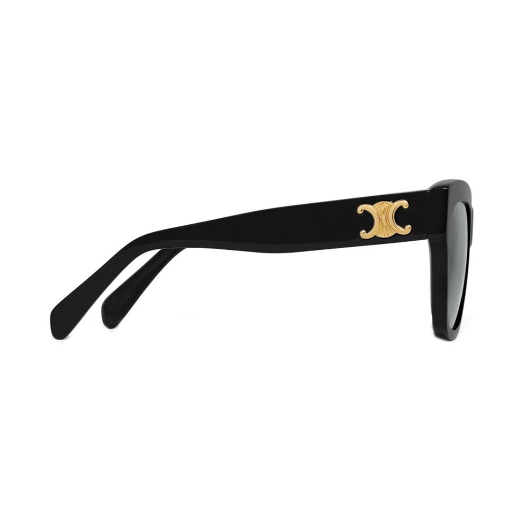 Celine Triomphe 09 UV Protection Black Square Sunglasses Women Sunglasses CL40253I-01F