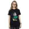 Disney Womens/Ladies Minnie Mouse St Patrick´s Day Costume Cotton Boyfriend T-Shirt