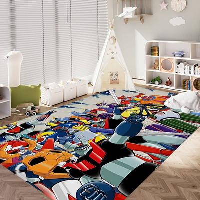 UFO ROBO GRENDIZER GOLDORAK Room Mats Cheaper Anti-slip Modern Living Room Balcony Printed Welcome Rug