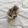 Straw Bucket Small Bag Women's Bag 2025 New Summer Small Fresh Foreign Style Clutch Bag Woven Shoulder Messenger Bag