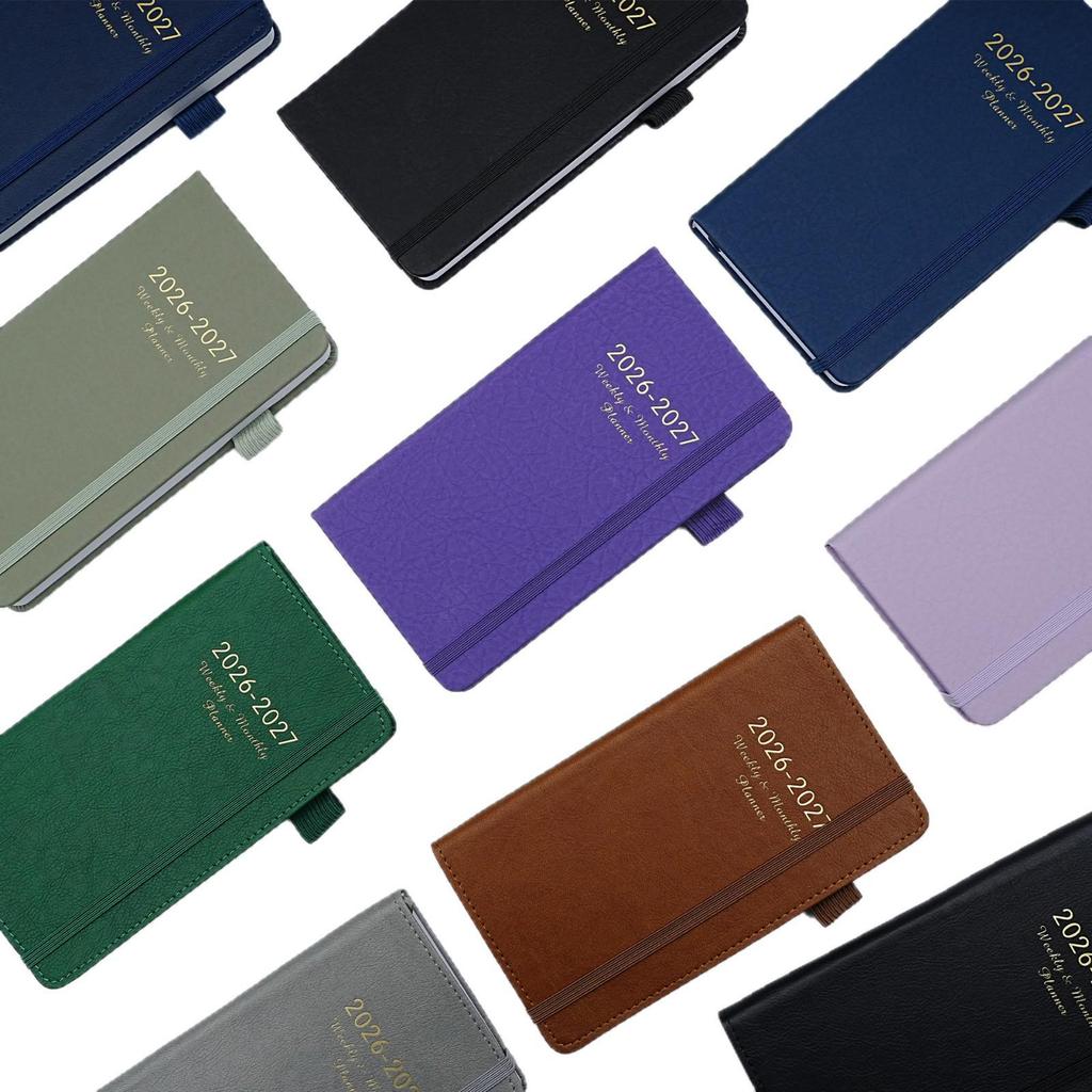26-27 Mid-Year Weekly Pocket Planner - Compact English Schedule Notebook, 24K Pages.