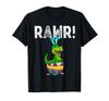 Brüllendes Oster-Dinosaurier T-Rex Jungen Mädchen Kinder Hase Ei T-Shirt