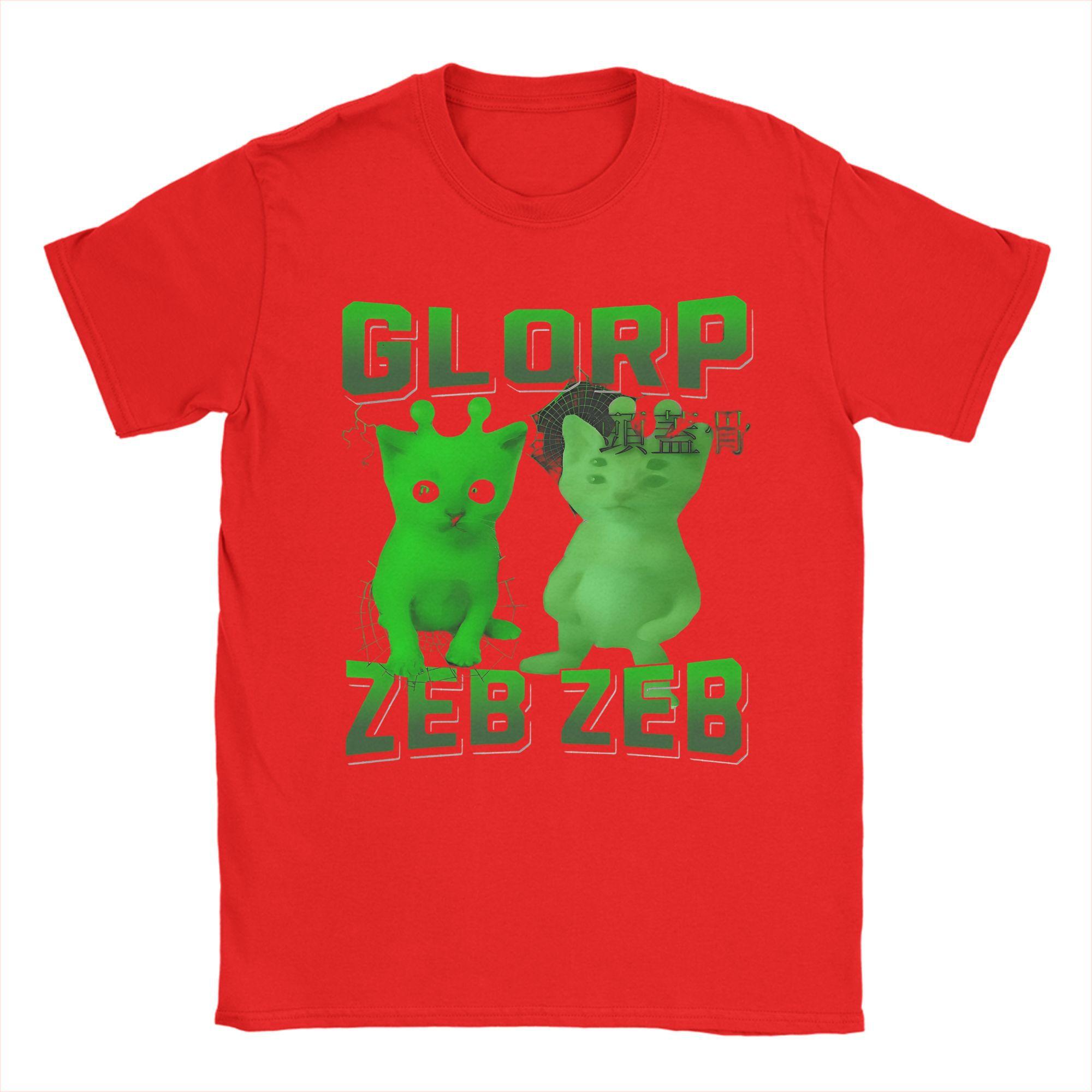 

Green Alien Cat T Shirts for Men Pure Cotton Leisure T-Shirt Round Collar Tee Shirt Short Sleeve Clothes Printing S