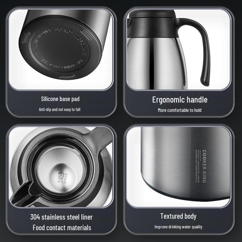 Chui Da Huang 2.2L 304 Stainless Steel Vacuum Flask