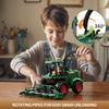 Non-Toxic 1162Pcs Straw Harvester Building Blocks Toys Model Harvester Assemble Puzzle Bricks Toy Sets For Kid Desktop Ornament Gifts