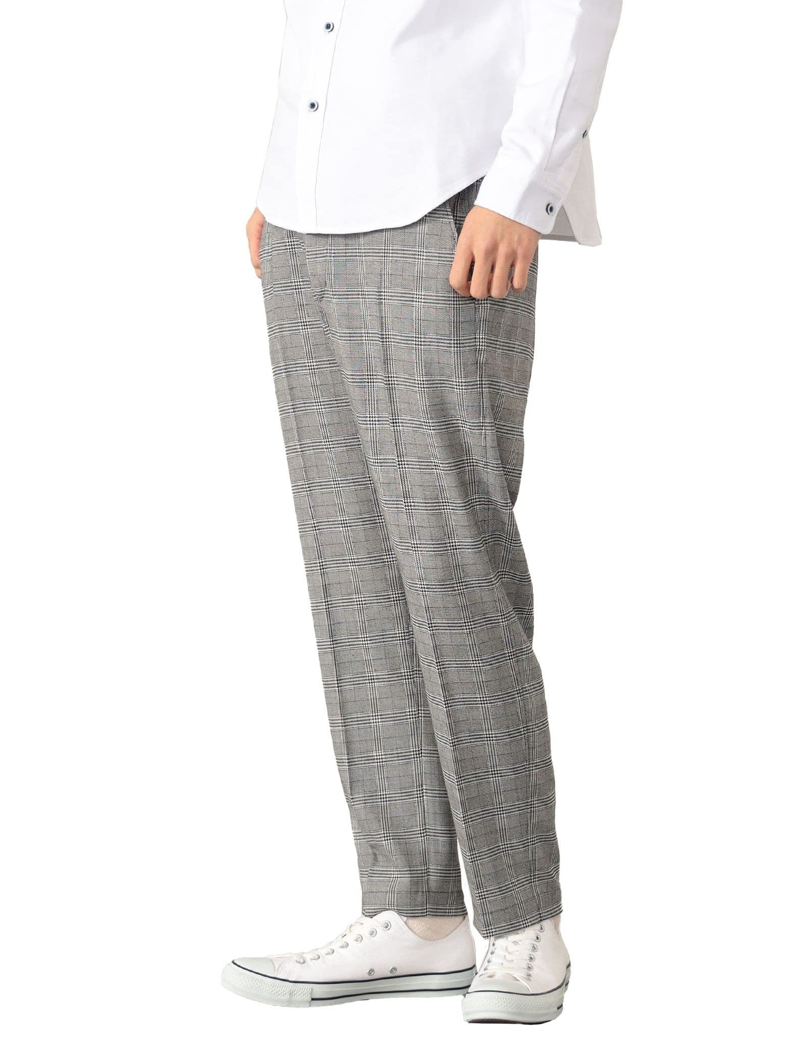 

Beams Heart Men s Ankle Slacks, Check M