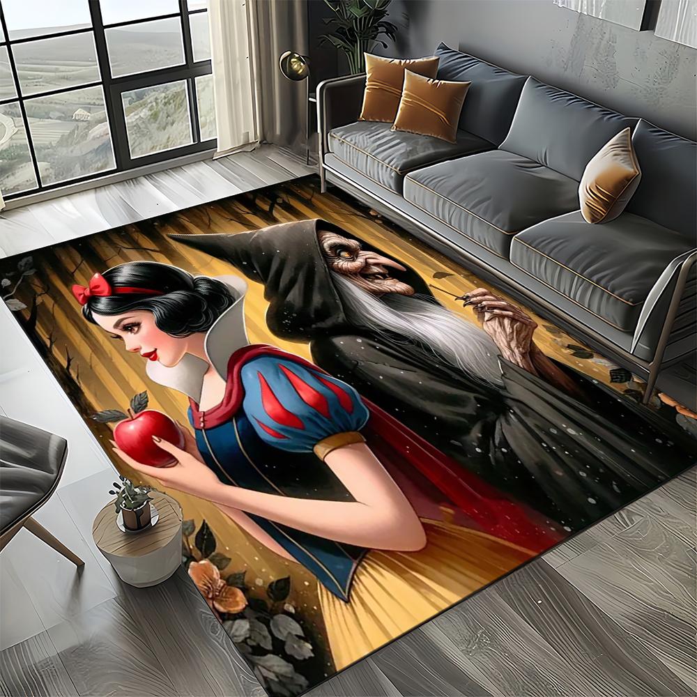 27 Style Snow White Princess Cartoon Girl Carpet Rug for Bedroom Living Room Home Sofa Decoration,kid Large Decor Floor Mat Gift