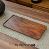 Wooden Leaf-Shaped Snack and Tea Tray