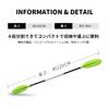 MORGEN SKY Kayak Glass Fiber Reinforced Glass Fiber Reinforced and Aluminum Double 220cm for and Easy To BR06 Paddle, 4-Piece Design, PP,