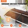 Window Door Awning Canopy 80" X 40", UPF 50+ Polycarbonate Entry Door Outdoor Window Awning Exterior, Front Door Overhang Awning for Sun Shutter, UV,