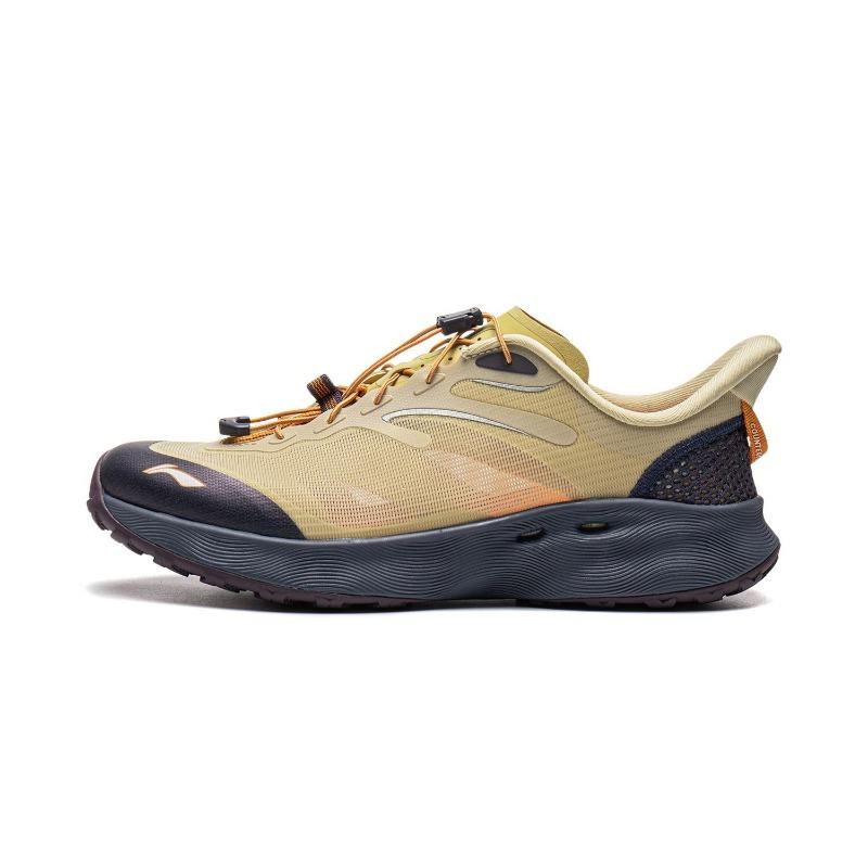 Li-Ning Counterflow Xunliu Quick Dry Outdoor Hiking Wading Shoes Unisex Sandy Khaki / Mountain Blue AHLW015-1 43