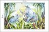 Photomural Rhinoceros Self-Adhesive Mural 135x90