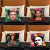Moderne FFridaS KKahlo Kissenbezüge für Schlafzimmer Wohnzimmer Sofa Heimdekoration Polyester Kissenhülle mit Reißverschluss