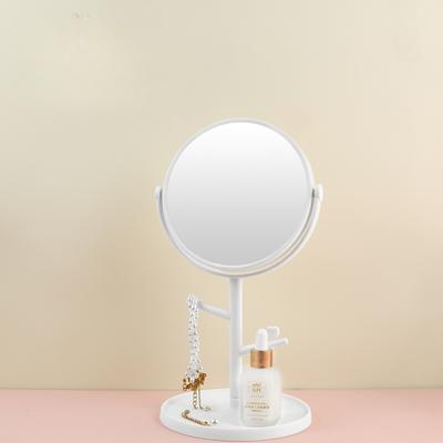 Makeup MirrorDressing Table Double-sided Desktop Portable Student Dormitory Desktop Beauty Mirror Princess Mirror