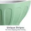 Ceramic Mixing Bowls for Kitchen,Large Nesting Mixing Bowl Set for Serving,Baking,Food Prepping,Cooking,Salad,Sourdough,Gift,Microwave Safe