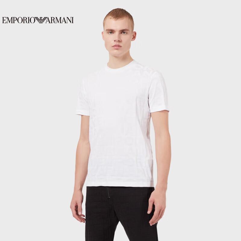 Мужская футболка с круглым вырезом и принтом Emporio Armani M