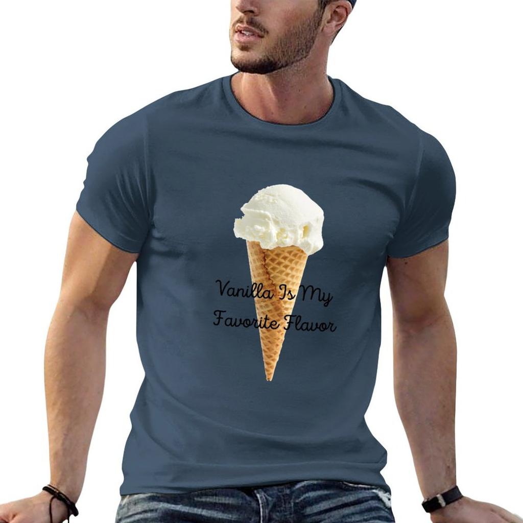 Vanilla Is My Favorite Flavor TShirt Unisex T Shirt Cotton 100 T Shirt Unisex Casual T Shirt Custom Print TShirt