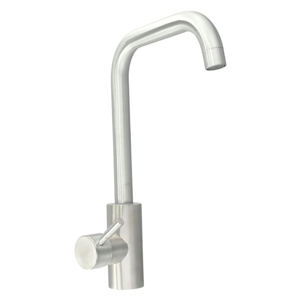 2 Löcher Küchenarmatur 304 Edelstahl Keramikventil Brandneu