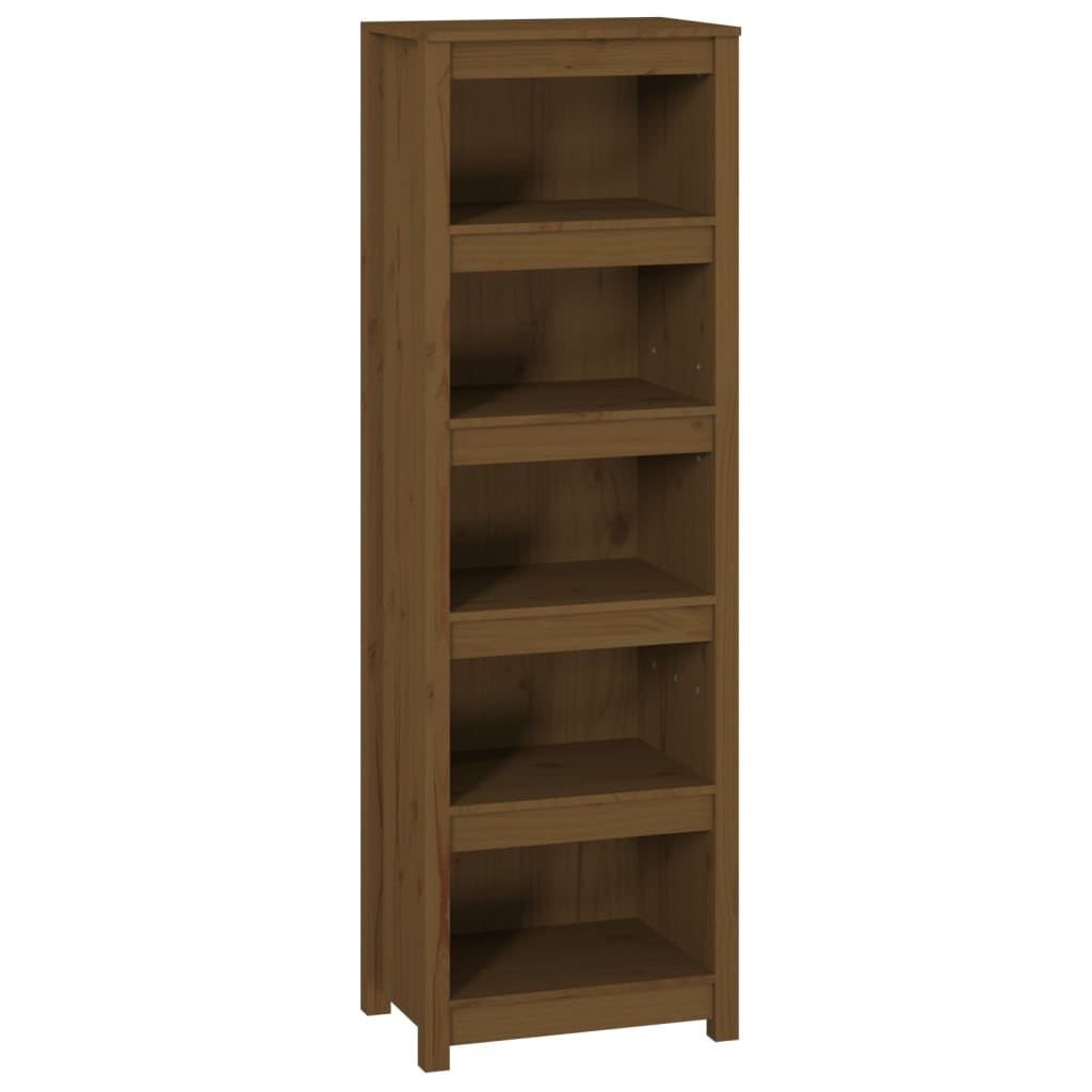 Bookshelf Honey Brown 50 x 35 x 154 cm Solid Pine Wood