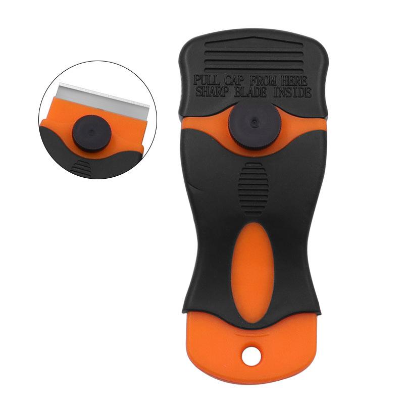 

Скребок с лезвием бритвы, пластиковый выдвижной скребок для стекла, наклейка на лобовое стекло, средство для удаления этикеток для варочной панели, окон, металлический виниловый автомобильный клей