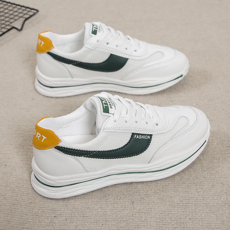 

Женские туфли на плоской подошве, новые, с круглым носком, на шнуровке, в цветовой гамме, кроссовки для папы, студенческие, для отдыха, спортивные, для бега 40 темно-синий