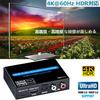 BLUPOW 4K60Hz HDR HDMI Audio Splitter Optisch Optisch Digital Audio Splitter HDMI Sound Splitter Kompatibel Kompatibel mit Home Game VA126 2.0 (Audio