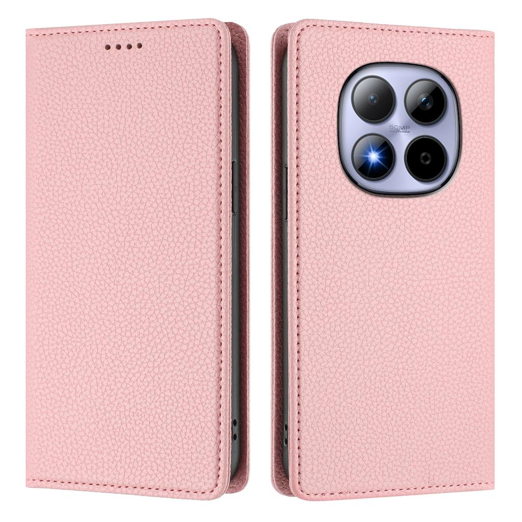 For Xiaomi Redmi Note 15 Pro 5G Wallet Case RFID Blocking Litchi Texture Leather Mobile Cover