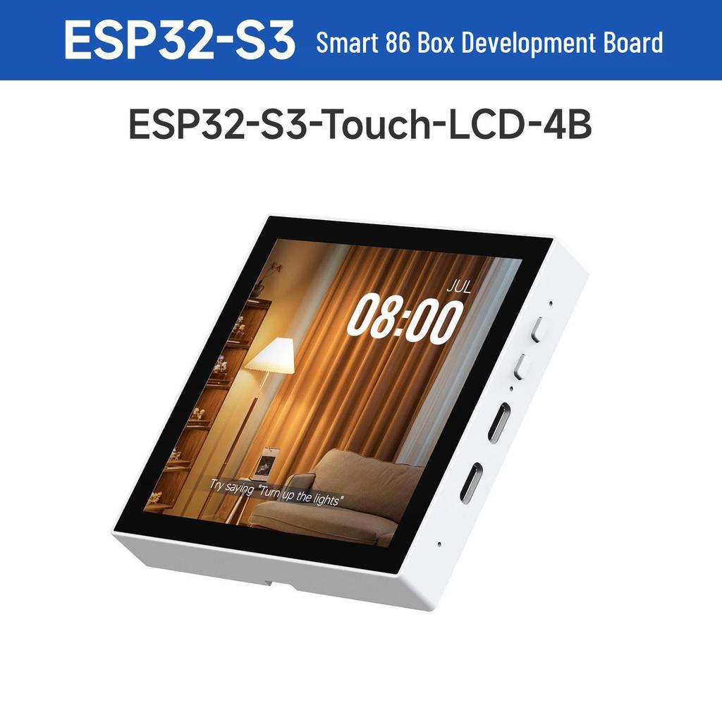 ESP32-S3 Smart Box with 4\" Touchscreen, RGB Interface, and XiaoZhi AI Support