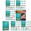Marine Life Advent Calendar With Animal Acrylic Hanging Ornaments For Christmas Gift Exchange