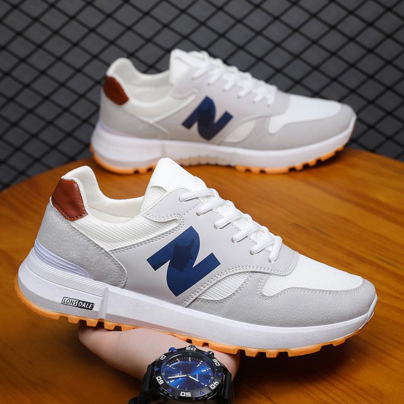 

Casual sports shoes 2025 new Korean version of couples ins trendy with Internet celebrity fashion casual running shoes for men and women 44