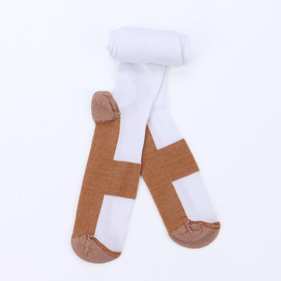 Women Breathable Patchwork Compression Stockings Cycling Running Long Socks