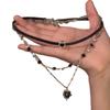 Light Luxury Multi Layered Necklace Jewelry Choker Necklace Fashion Small Pendant Necklace  Gift