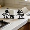 Roll Holder with Ant Design Decorative Toilet Paper Holder Lightweight PLA Paper Dispenser for Bathroom Accessory