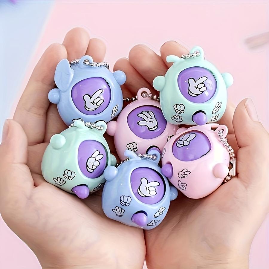 10/30/50Pcs Mini Rock-paper-scissors Keychain Pendant Toys for Birthday Party Favors Goodie Bag Wedding Baby Shower Gifts