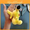 Adorable Pikachu Plush Doll Keychain Cute Yellow Cartoon Animal Soft Toy