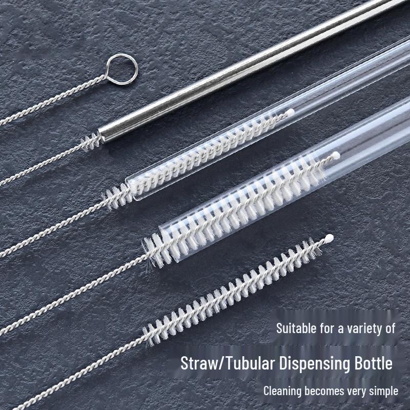 LISM Flexible Stainless Steel Straw and Bottle Brush