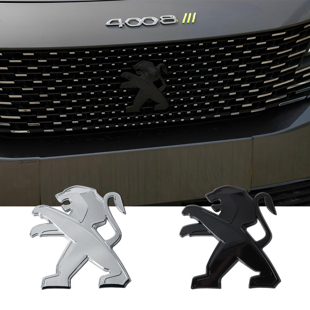2026 Hot Car Sticker Car Hood Front Bonnet Grill Rear Trunk Emblem Sticker Decor Accessories For Peugeot 206 207 208 306 308 508