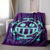 1Pc Pirate Flag Symbol Flannel Blanket, Soft And Comfortable, Casual Warm, Camping Travel, Christmas, Halloween Xmas Gift El148