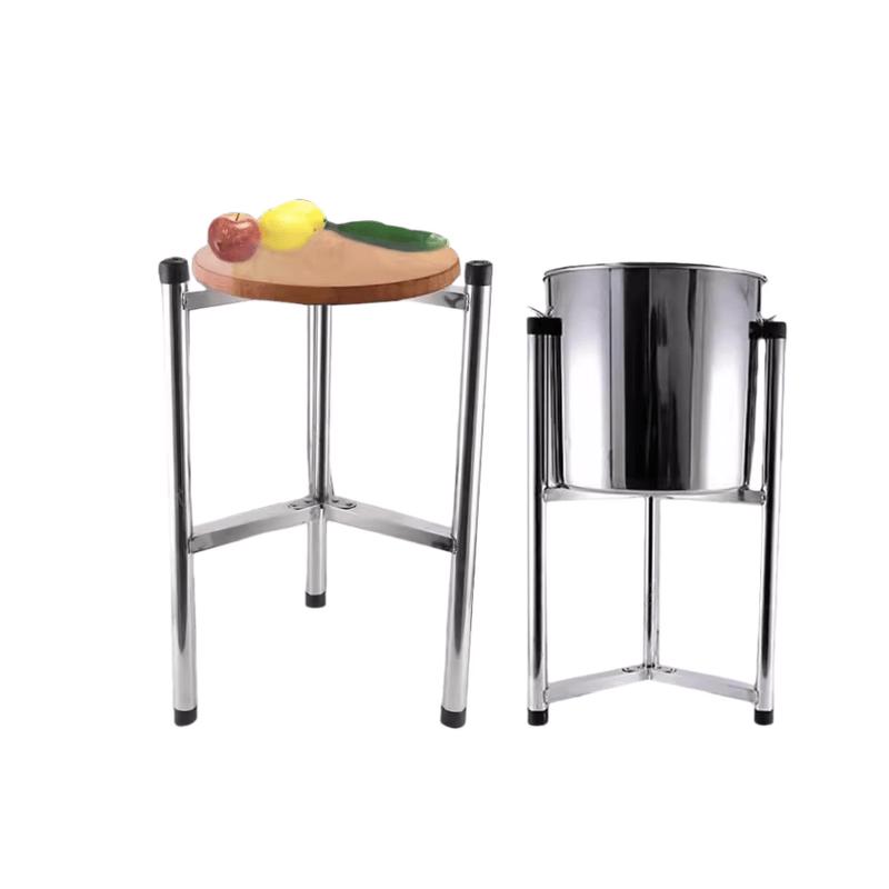 Stainless Steel Kitchen Cutting Board Tripod Stand