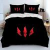3D The W-Witcher Game cartoon Comfortable Duvet Quilt Cover Pillowcase Bedding Set Children Bedroom Decoration Home Textile