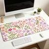 Non-Slip Floral Desk Pad Rubber Base Gaming Mats Desk Mat Mouse Pad  Work