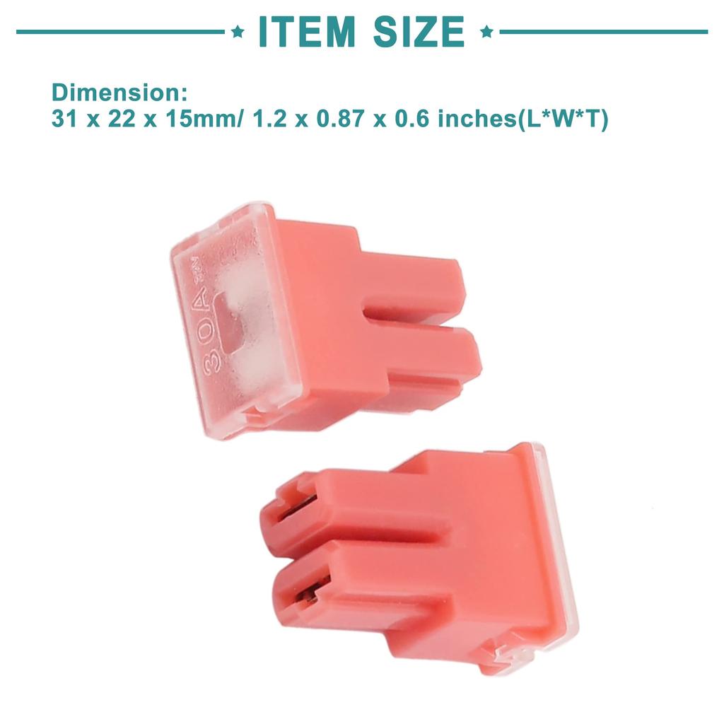 ACROPIX type fuse 30A pink 5 pieces