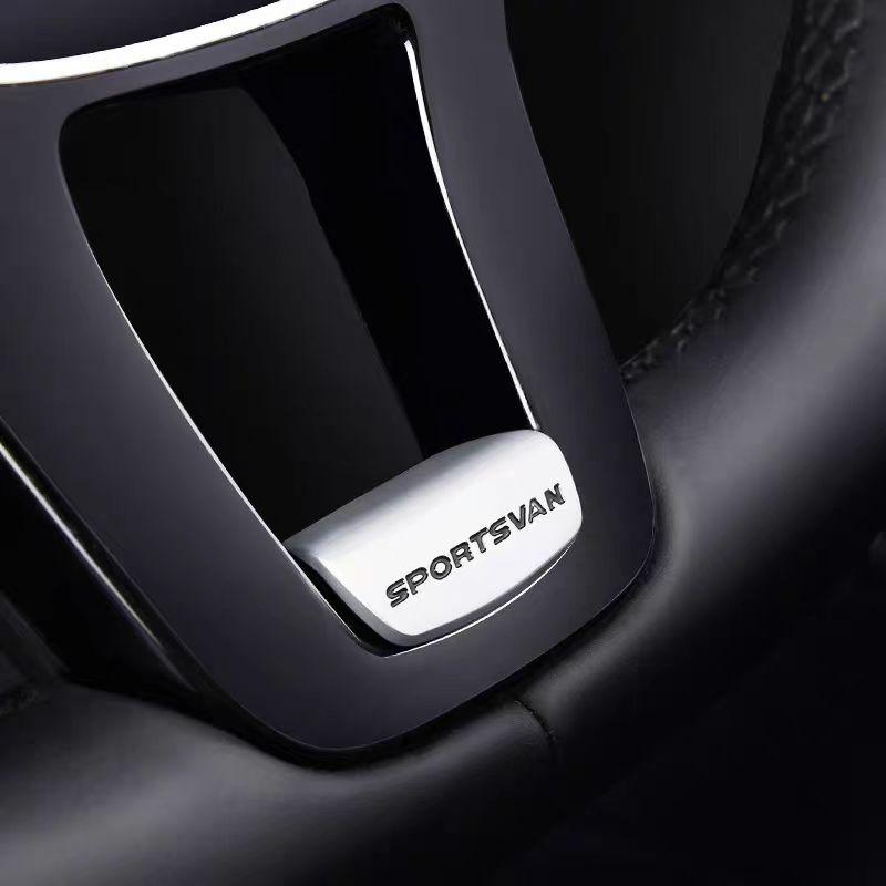 EFG1 Volkswagen Car Steering Wheel Accessories Metal Stickers For VW GTI Polo Golf MK7 Passat B8 Tiguan Jetta T-ROC Touareg Touran CC