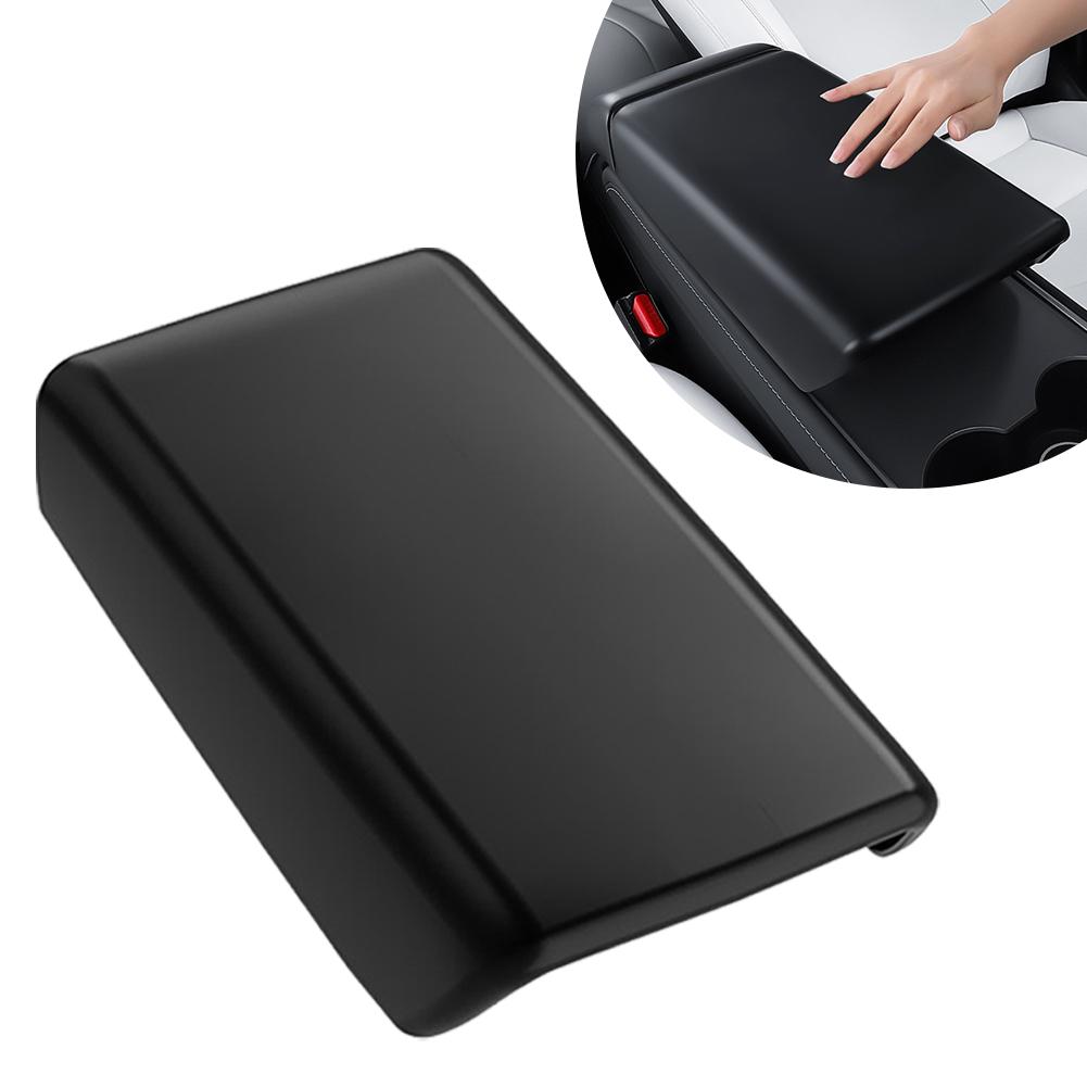 Auto Mittelkonsolen Armlehnenpolster für Tesla Y Highland TPE Weiche Hülle Deckel Auto Mittelarmlehnenbox Abdeckung Zubehör Q0P0