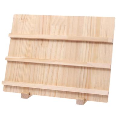 Ideamall Wooden Accessory Stand, Display Stand, Shelf, Fixture (Horizontal 3 Tiers)